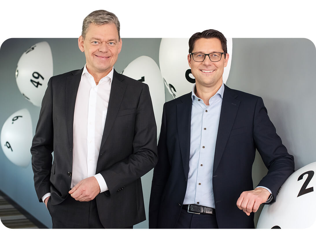 Axel Holthaus und Sven Osthoff - Geschäftsführung | LOTTO Niedersachsen