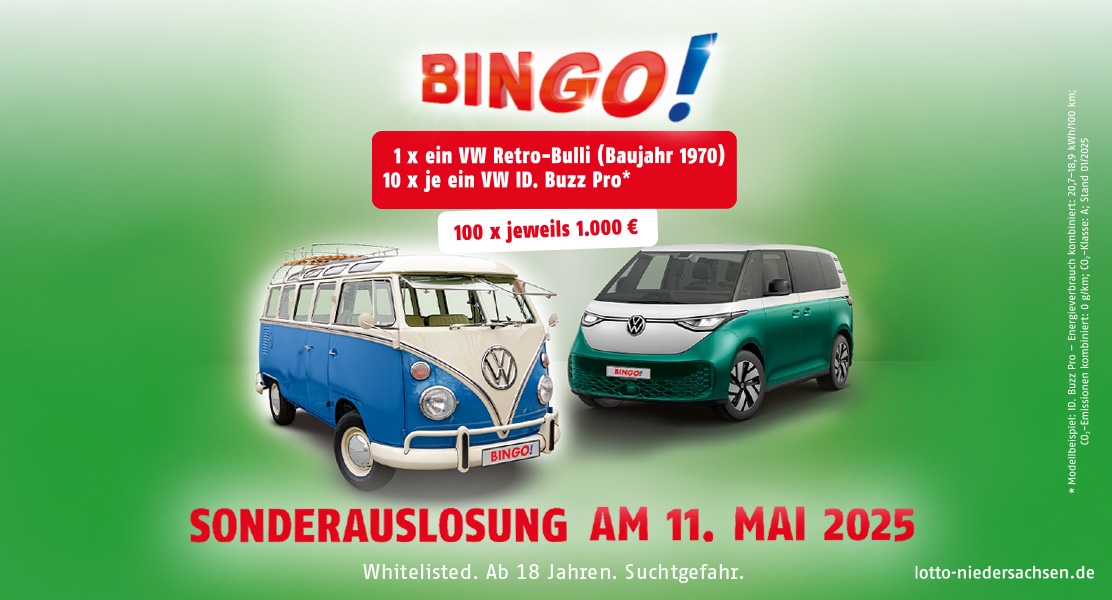BINGO! Sonderauslosung Muttertag 2025
