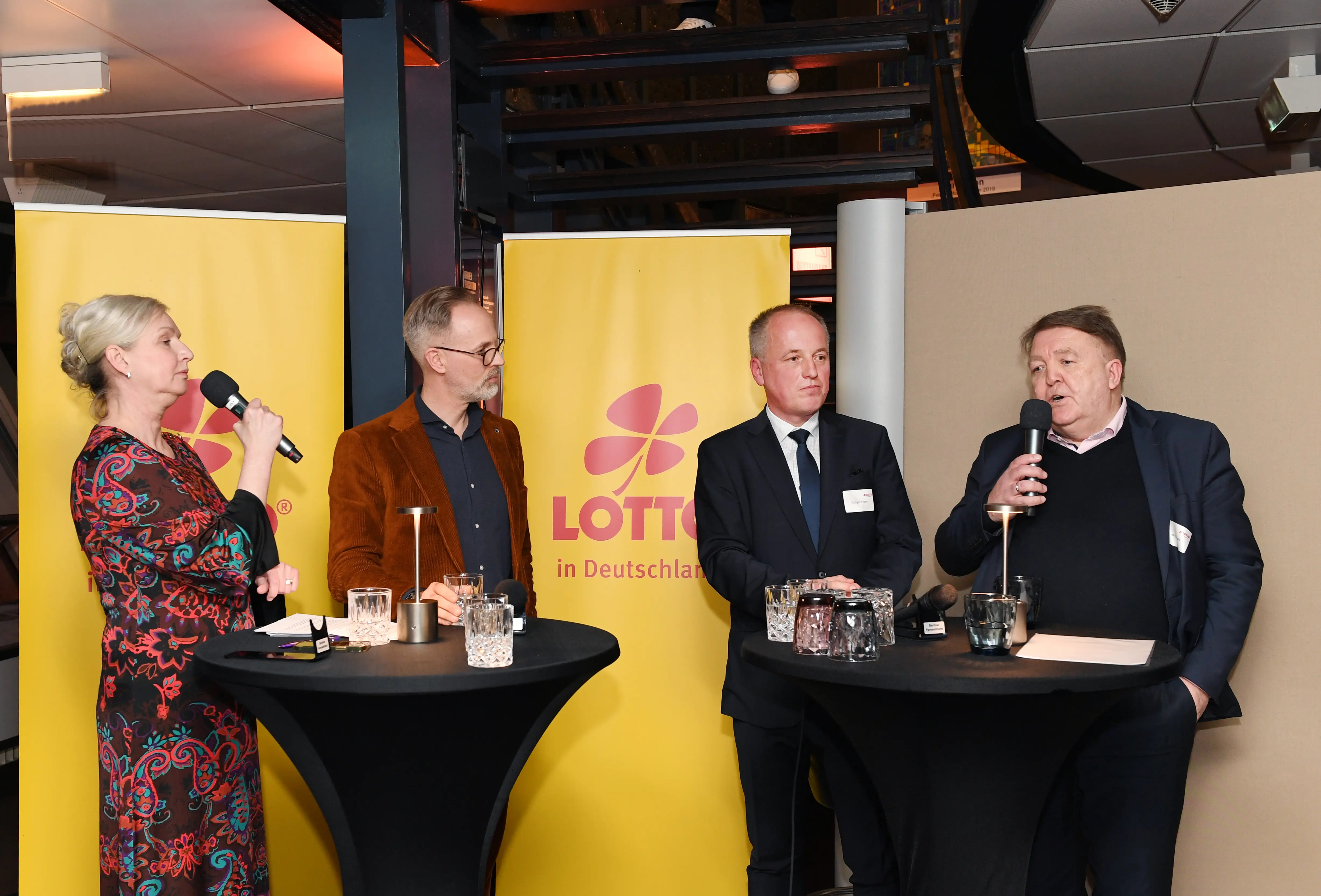 LOTTO-Talk im Turm: Ute Welty, Sebastian Fiedler, Rüdiger Erben, Dr. Jörg Ukrow