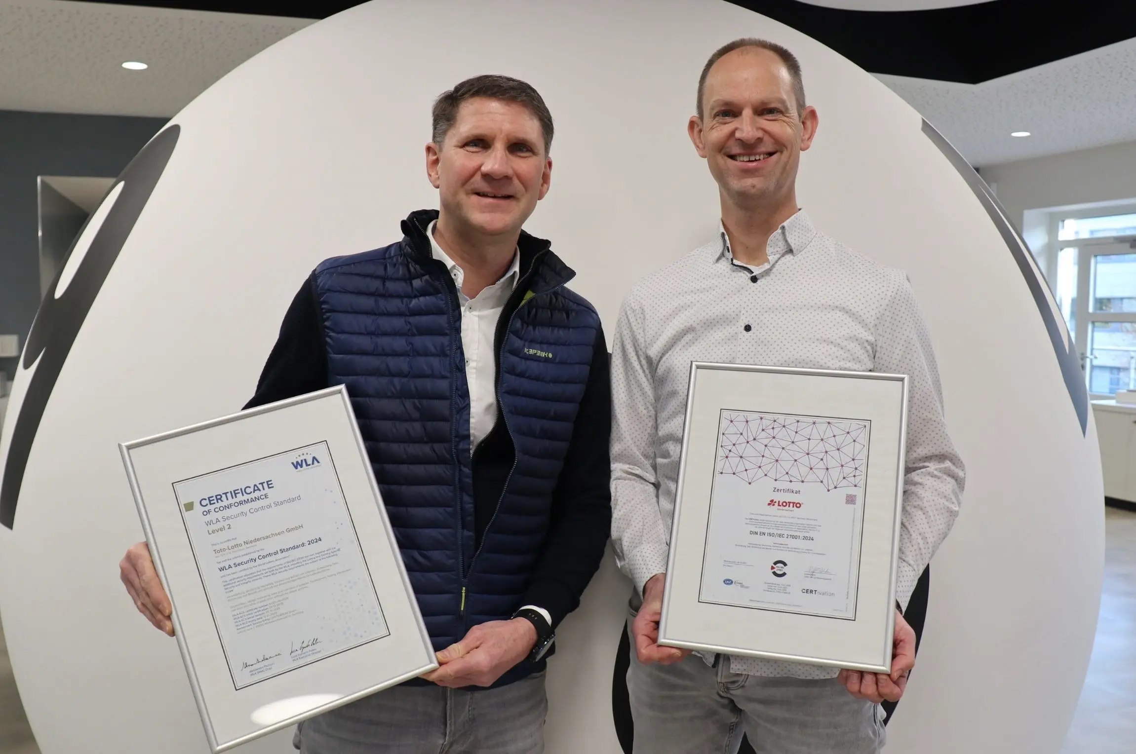 Die Informationssicherheitsmanager von LOTTO Niedersachsen