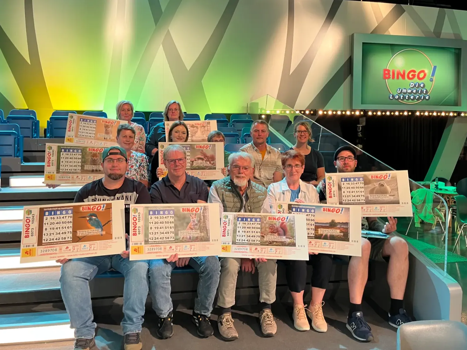 BINGO! Fotowettbewerb Sieger im TV-Studio